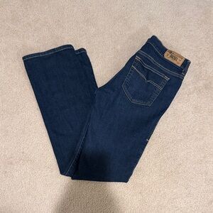 Diesel Women's Dark Blue Bootzee-St Slim Bootcut Jeans